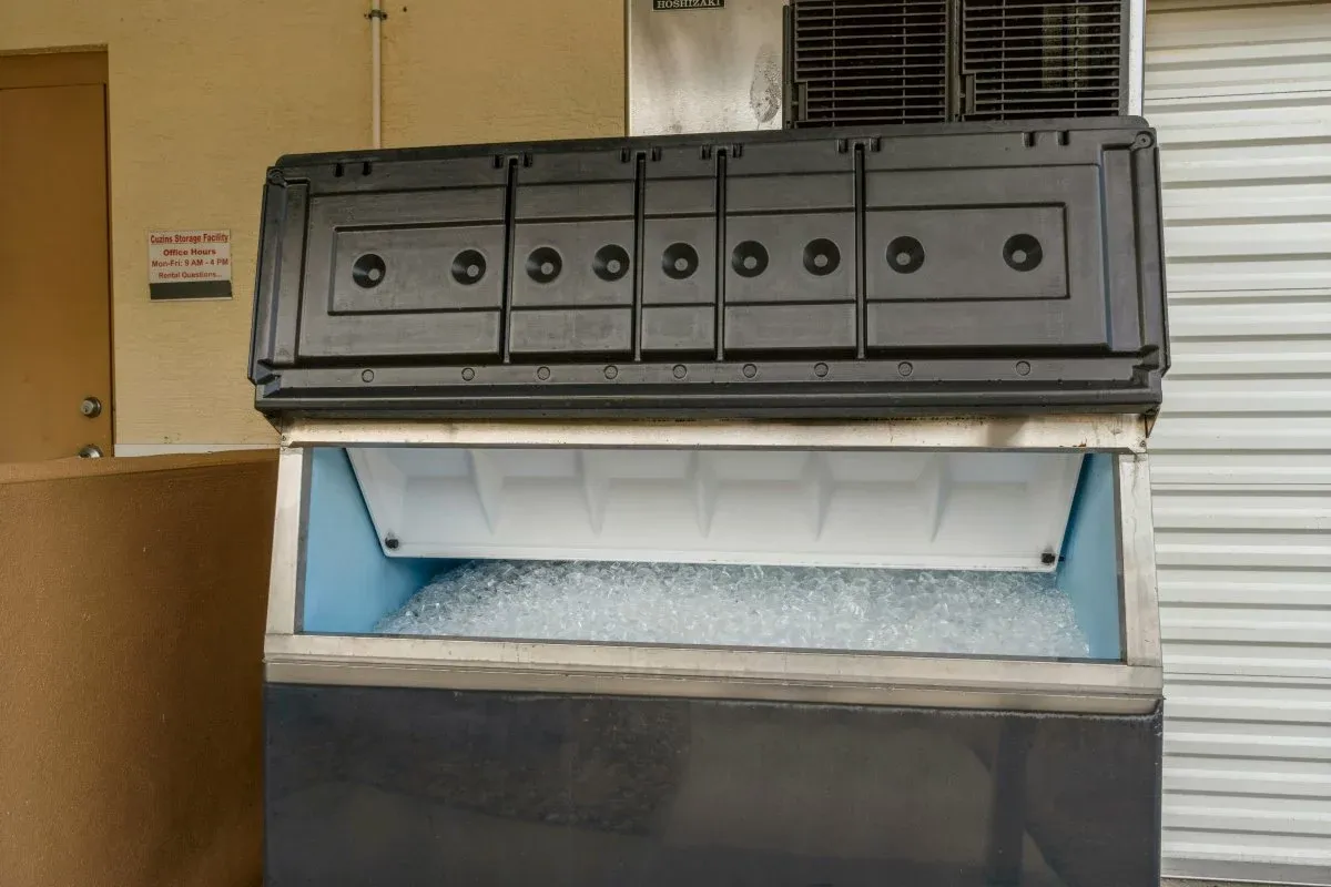 Indoor ice machine at Bonita Springs.