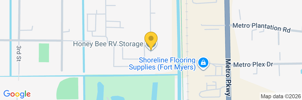 Map showing facility locations