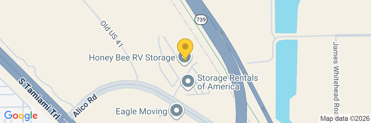 Map showing facility locations