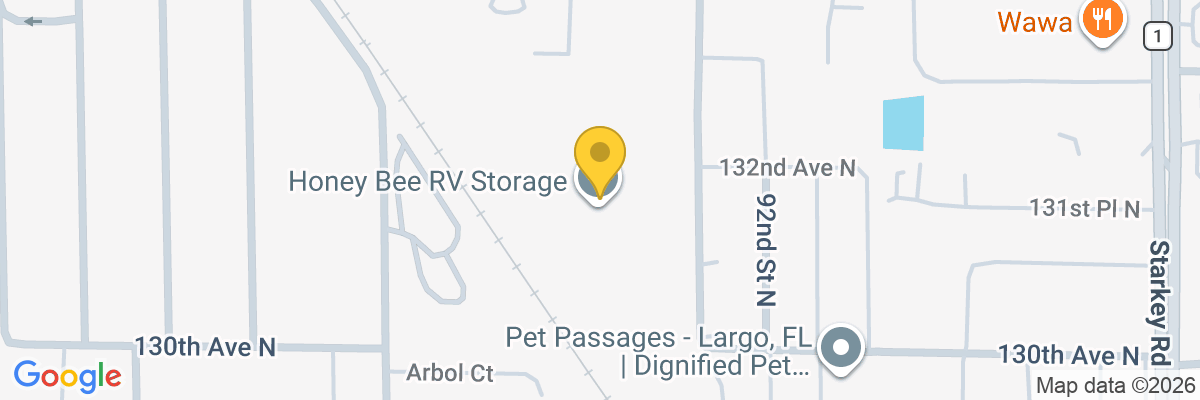 Map showing facility locations