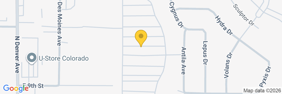 Map showing facility locations