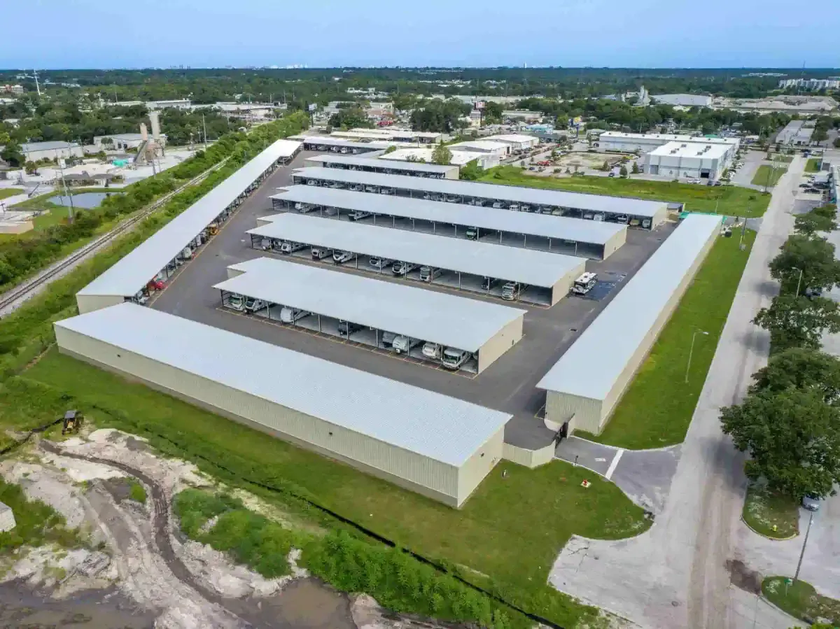 Aerial view of Honey Bee RV