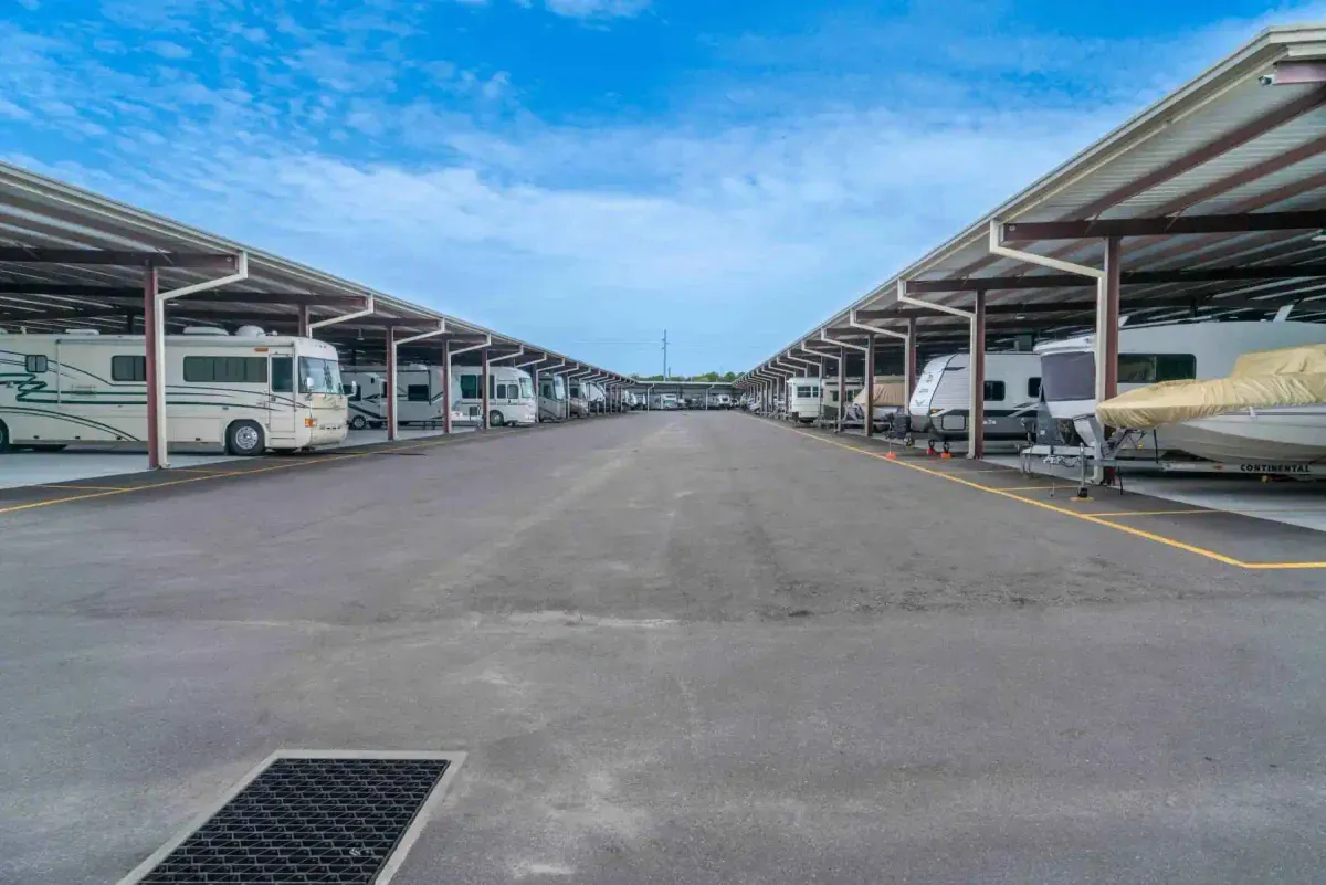 Honey Bee RV covered RV parking