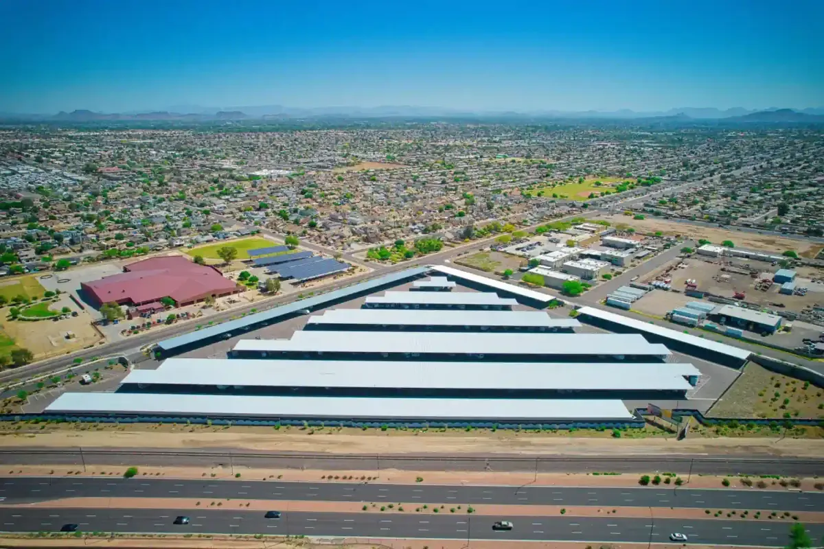 Aerial view of Honey Bee RV
