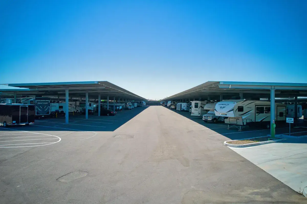 Honey Bee RV covered RV parking