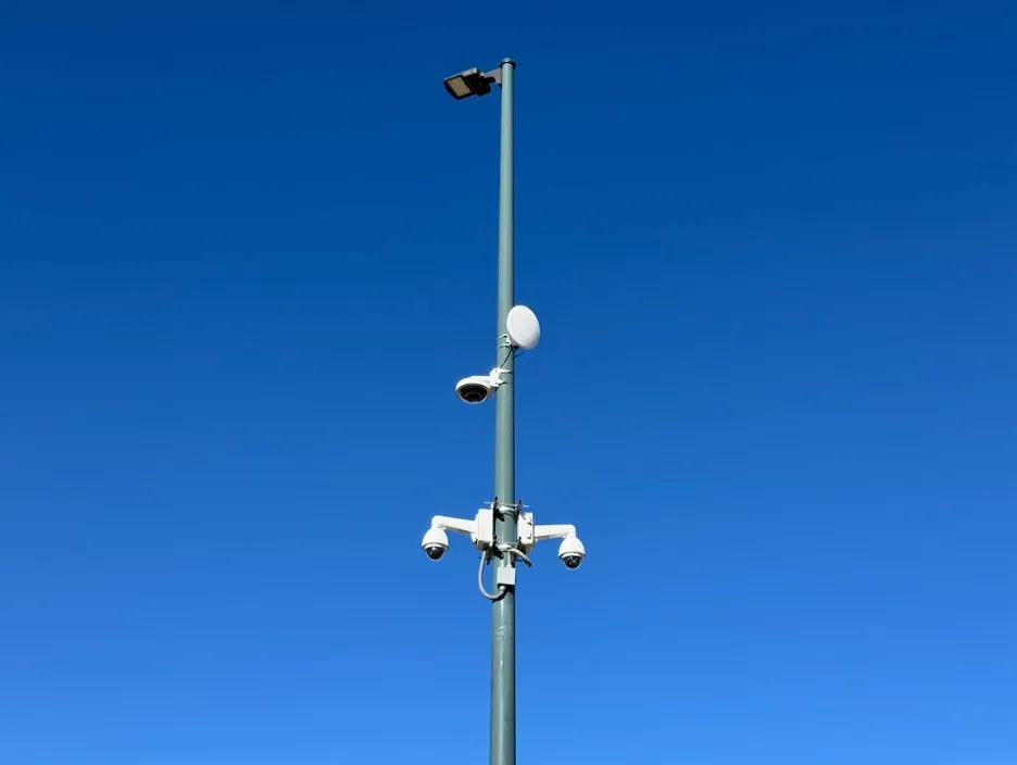 security lights and cameras