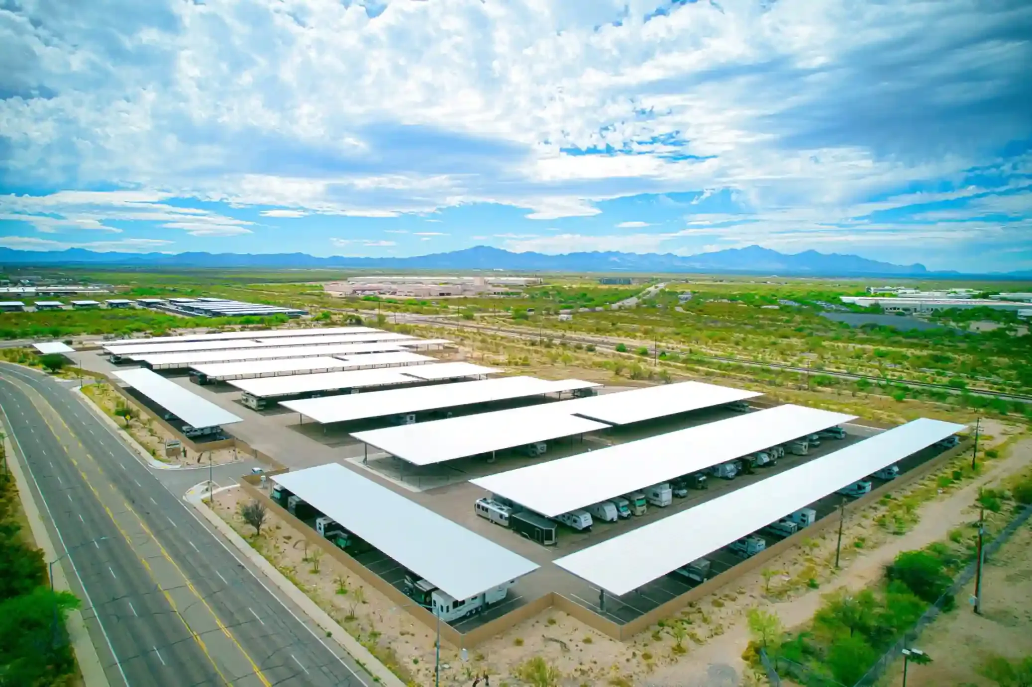 Honey Bee RV at 8800 E. Old Vail Road with covered parking