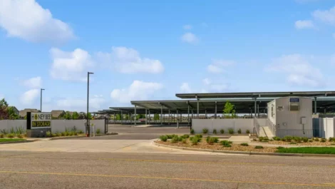 Gated entrance at Loveland Facility.