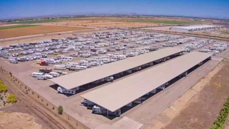 Honey Bee RV in El Mirage covered and uncovered parking