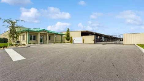 Front office with gate at Largo facility.