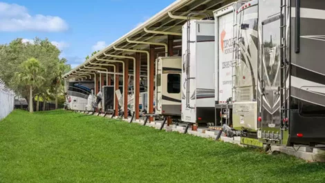 Covered RV Storage.