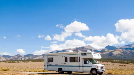 RV traveling through Colorado.